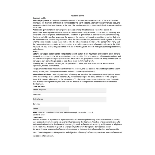 Digital Research Binder Templates