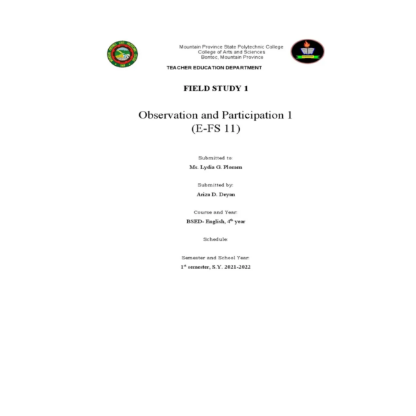 Field Study Organization Toolkit